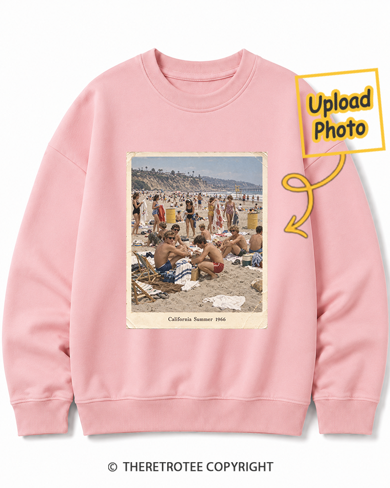 TheRetroTee Personalized California Summer 1966 Sweatshirt