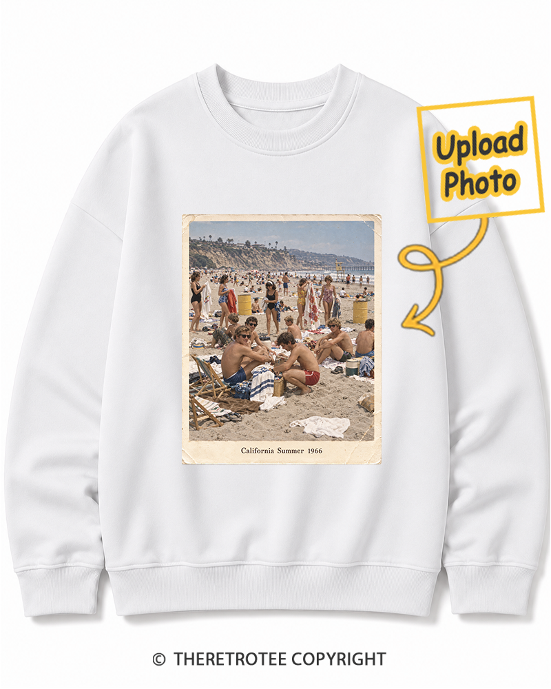 TheRetroTee Personalized California Summer 1966 Sweatshirt
