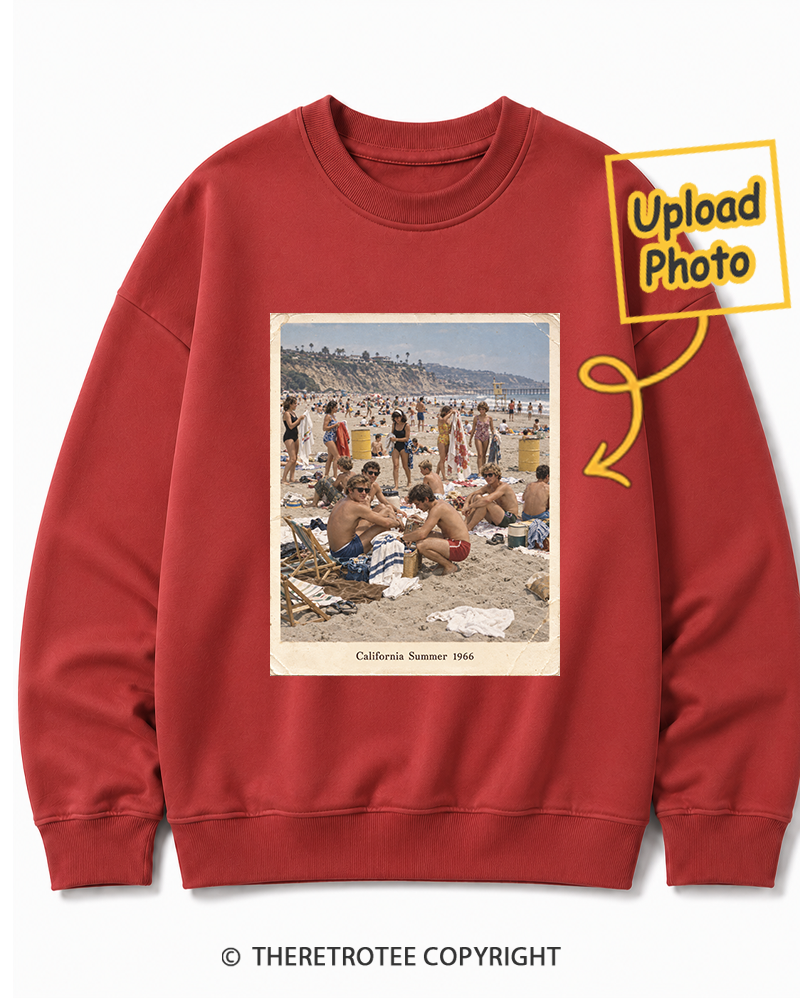 TheRetroTee Personalized California Summer 1966 Sweatshirt