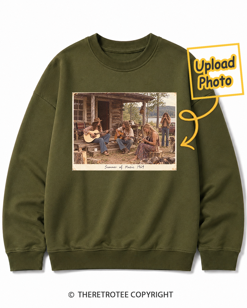 TheRetroTee Personalized Summer of Music 1969 Sweatshirt