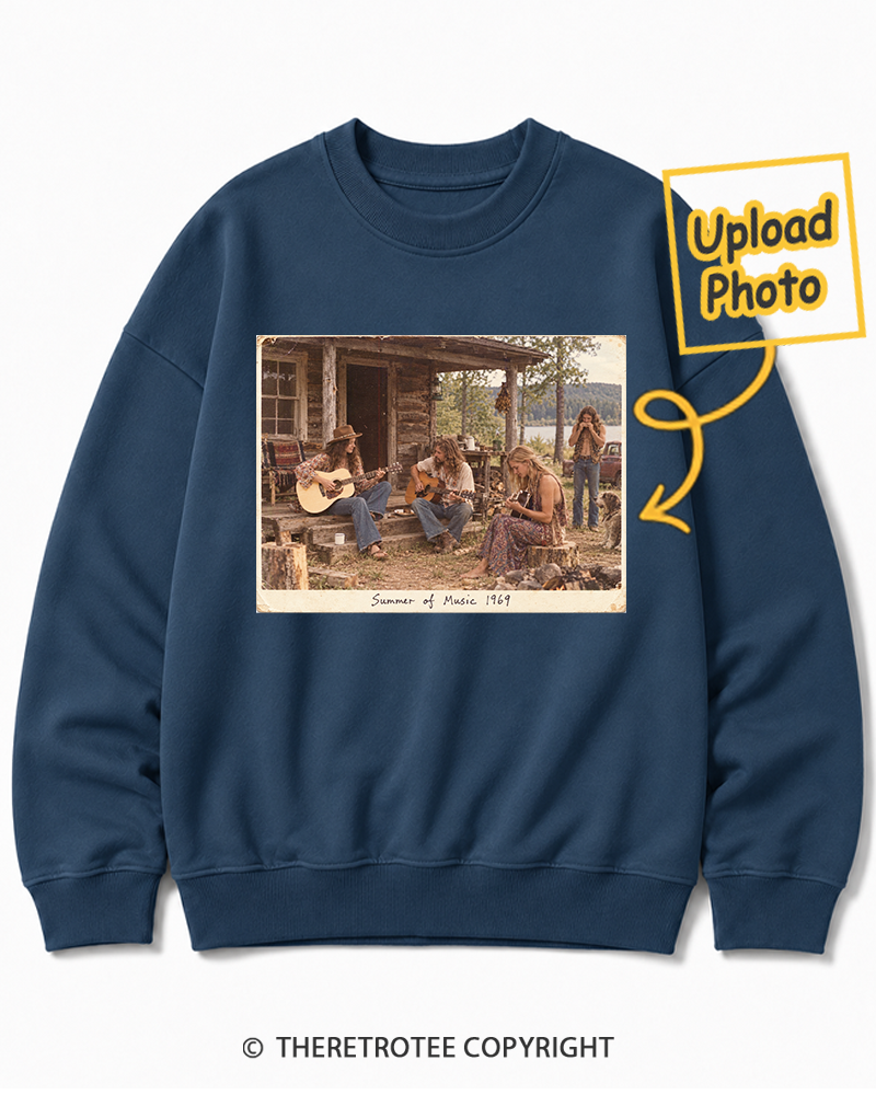 TheRetroTee Personalized Summer of Music 1969 Sweatshirt