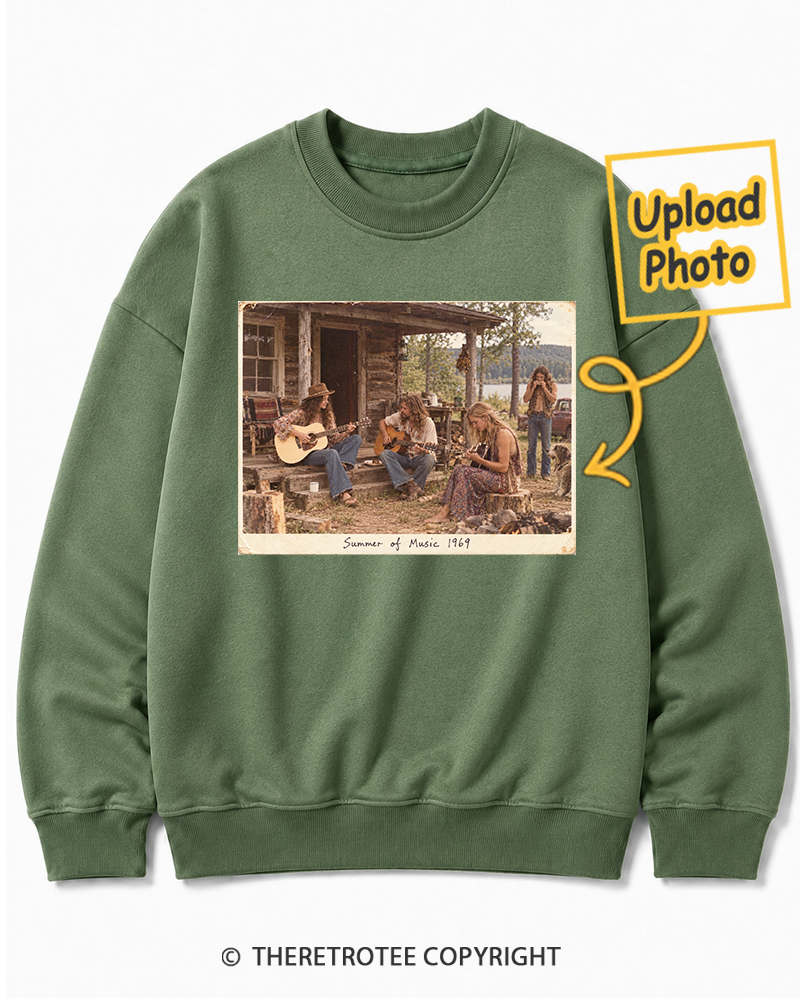 TheRetroTee Personalized Summer of Music 1969 Sweatshirt
