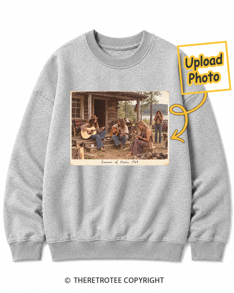 TheRetroTee Personalized Summer of Music 1969 Sweatshirt