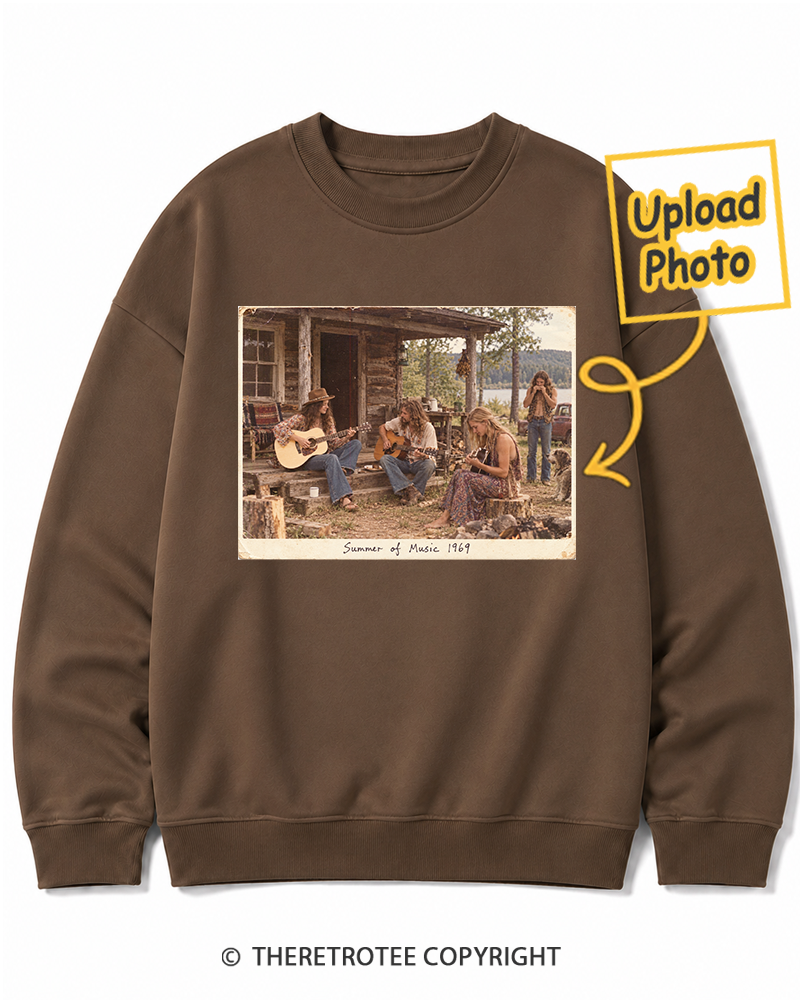 TheRetroTee Personalized Summer of Music 1969 Sweatshirt