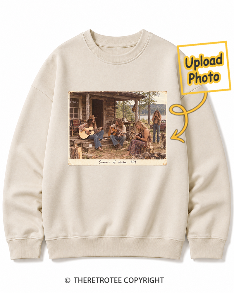 TheRetroTee Personalized Summer of Music 1969 Sweatshirt