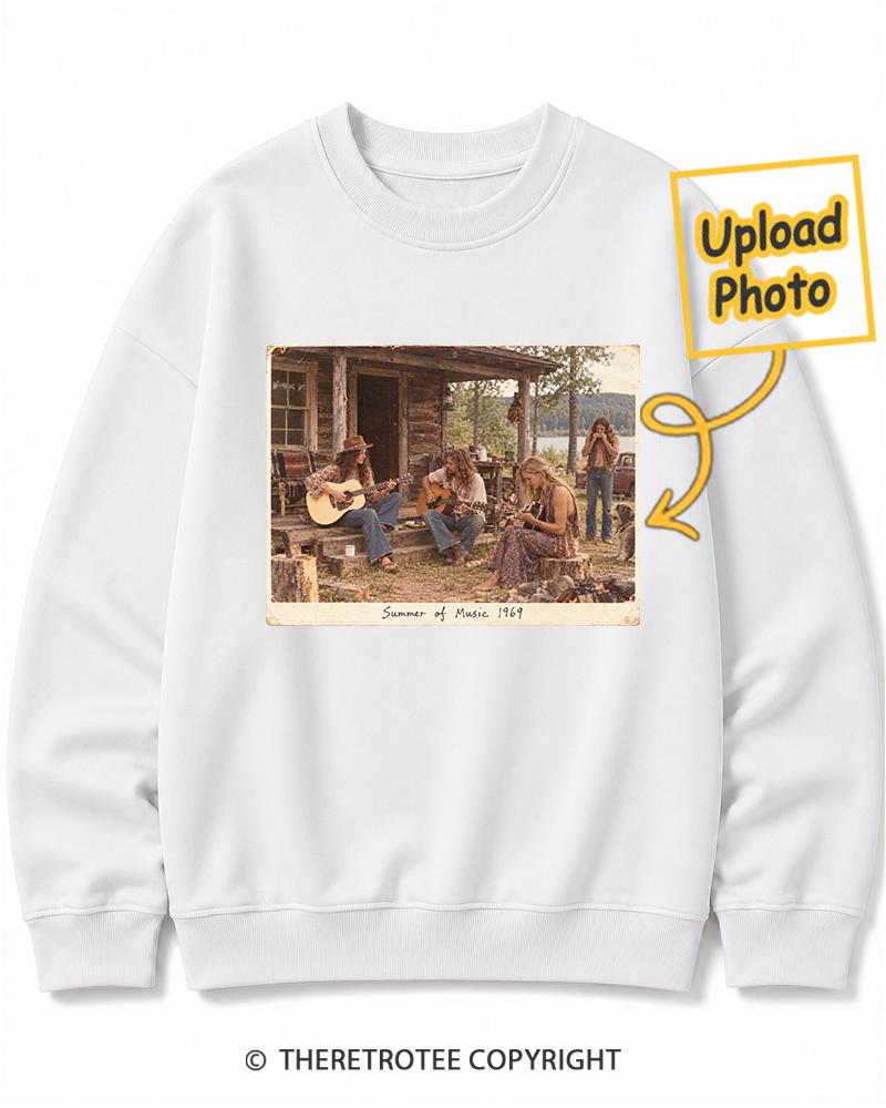 TheRetroTee Personalized Summer of Music 1969 Sweatshirt