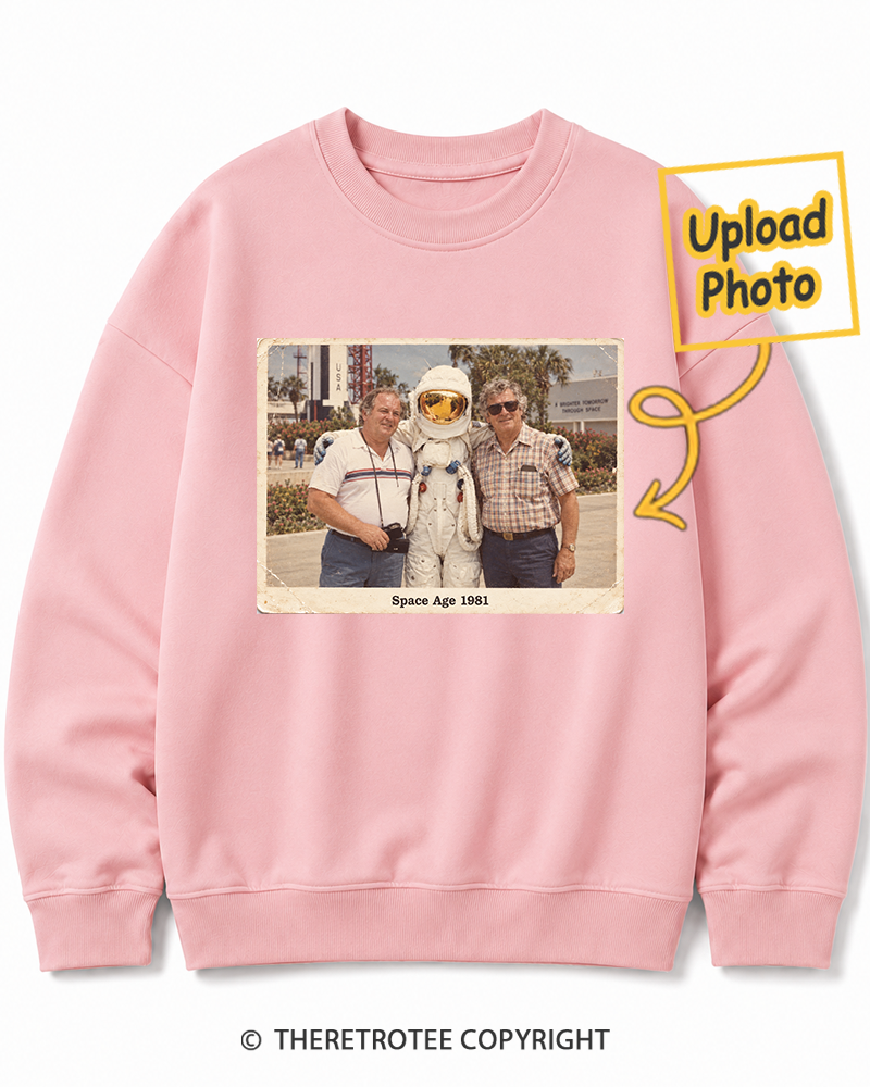 TheRetroTee Personalized Space Age 1981 Sweatshirt