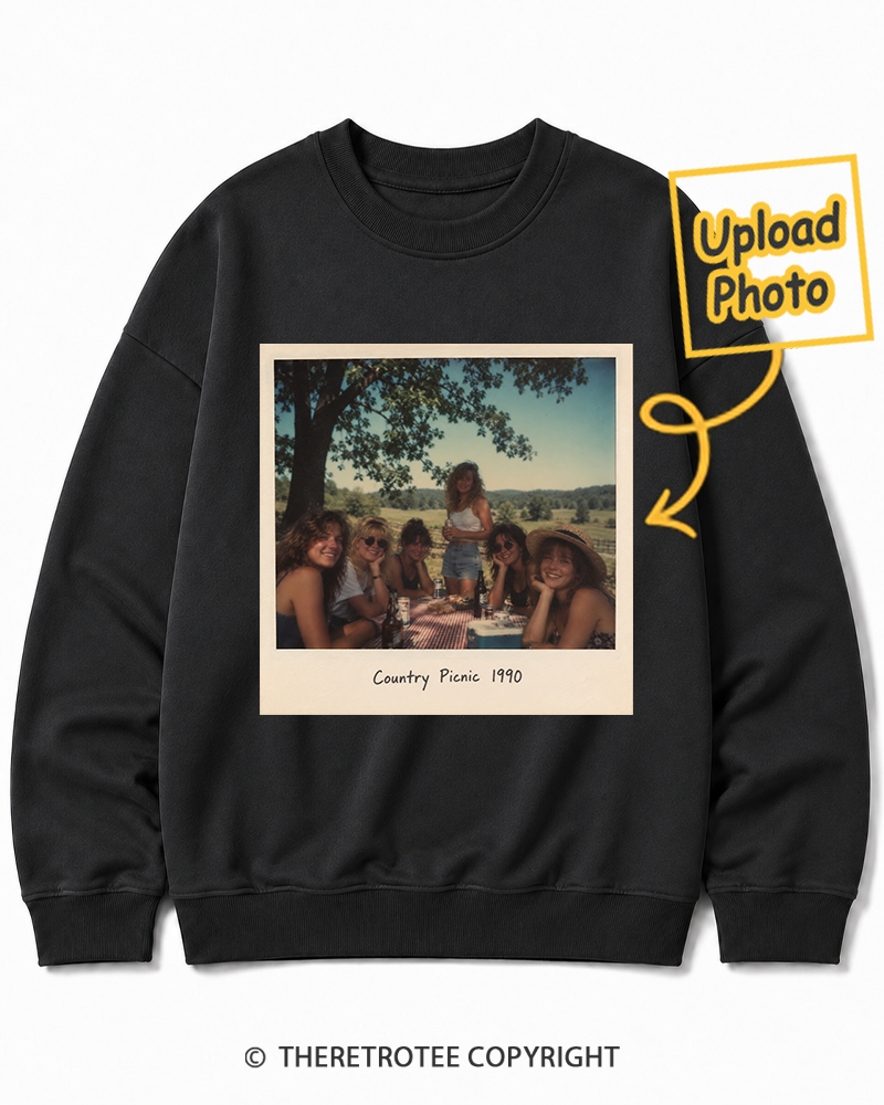 TheRetroTee Personalized Looking to the Stars 1990 Sweatshirt
