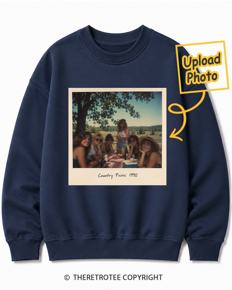 TheRetroTee Personalized Looking to the Stars 1990 Sweatshirt