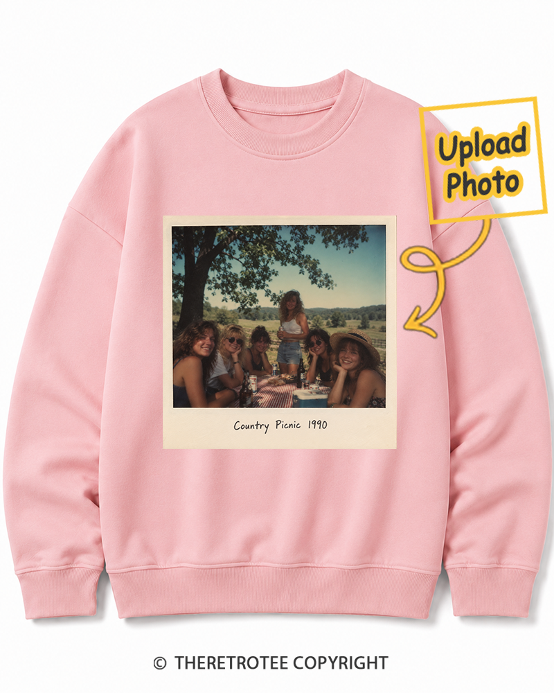 TheRetroTee Personalized Looking to the Stars 1990 Sweatshirt