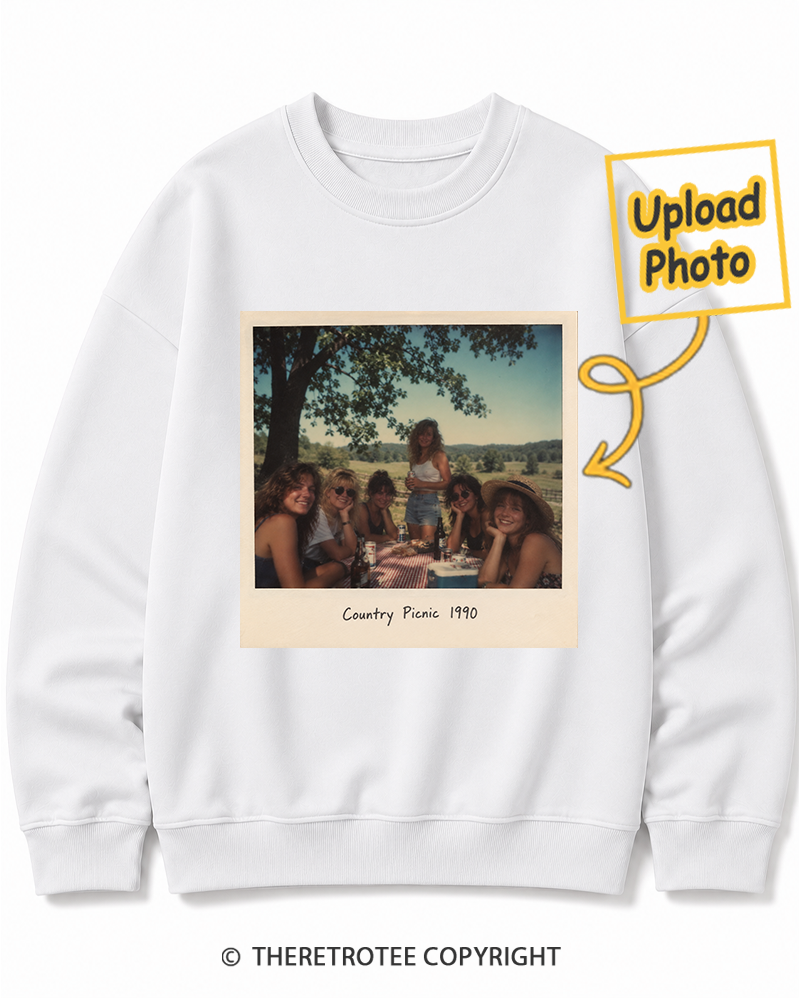 TheRetroTee Personalized Looking to the Stars 1990 Sweatshirt