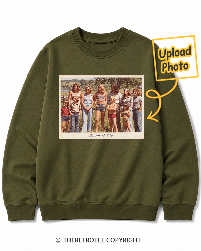 TheRetroTee Personalized Summer of 1976 Sweatshirt