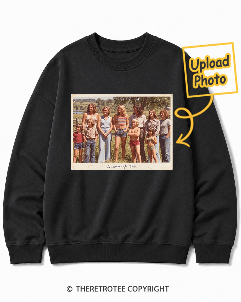 TheRetroTee Personalized Summer of 1976 Sweatshirt