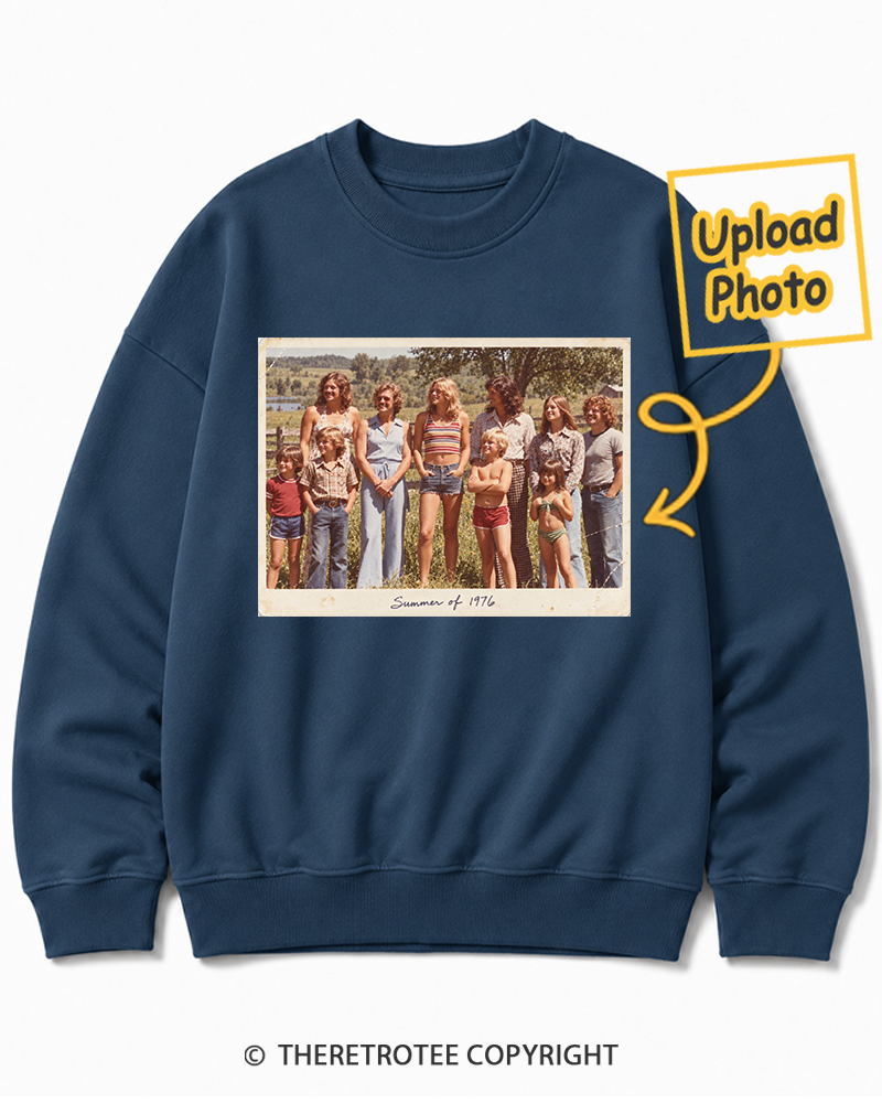TheRetroTee Personalized Summer of 1976 Sweatshirt