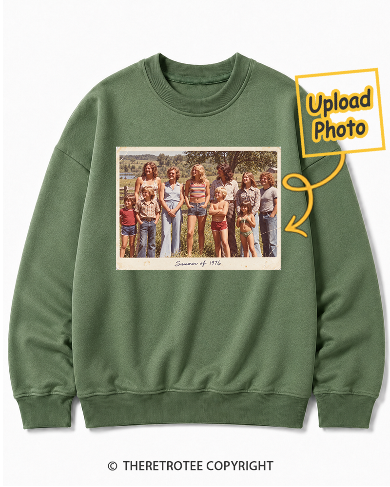 TheRetroTee Personalized Summer of 1976 Sweatshirt