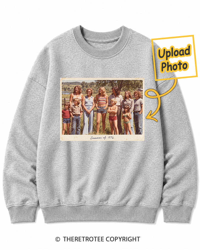 TheRetroTee Personalized Summer of 1976 Sweatshirt
