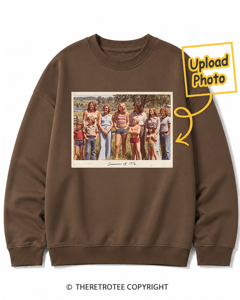 TheRetroTee Personalized Summer of 1976 Sweatshirt