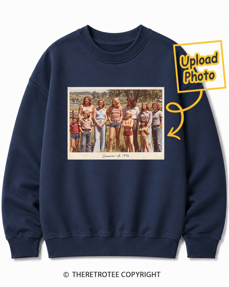TheRetroTee Personalized Summer of 1976 Sweatshirt