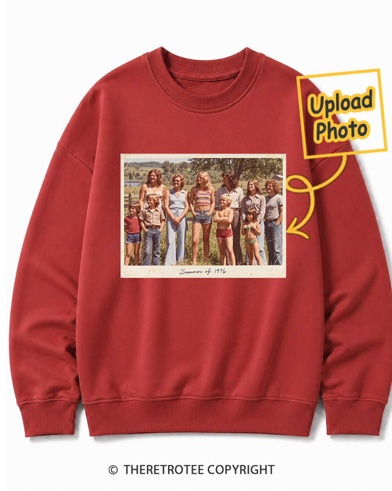 TheRetroTee Personalized Summer of 1976 Sweatshirt