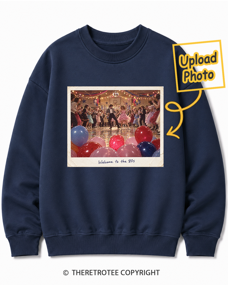 TheRetroTee Personalized Welcome to the 80s 1980 Sweatshirt