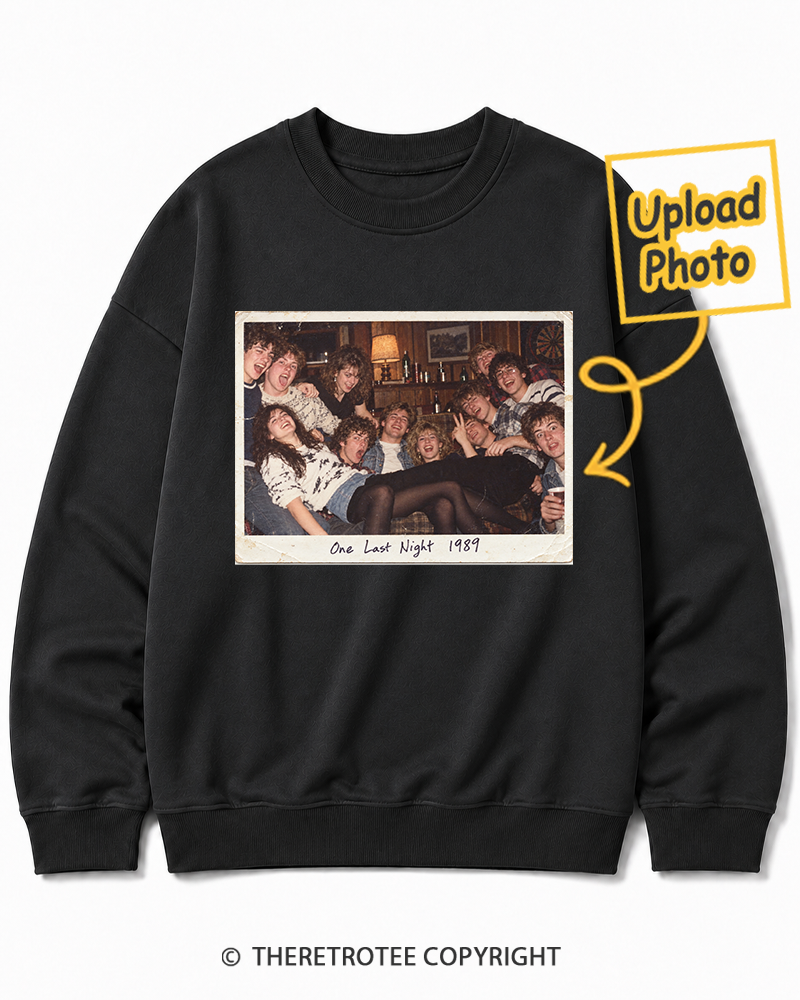 TheRetroTee Personalized One Last Night 1989 Sweatshirt