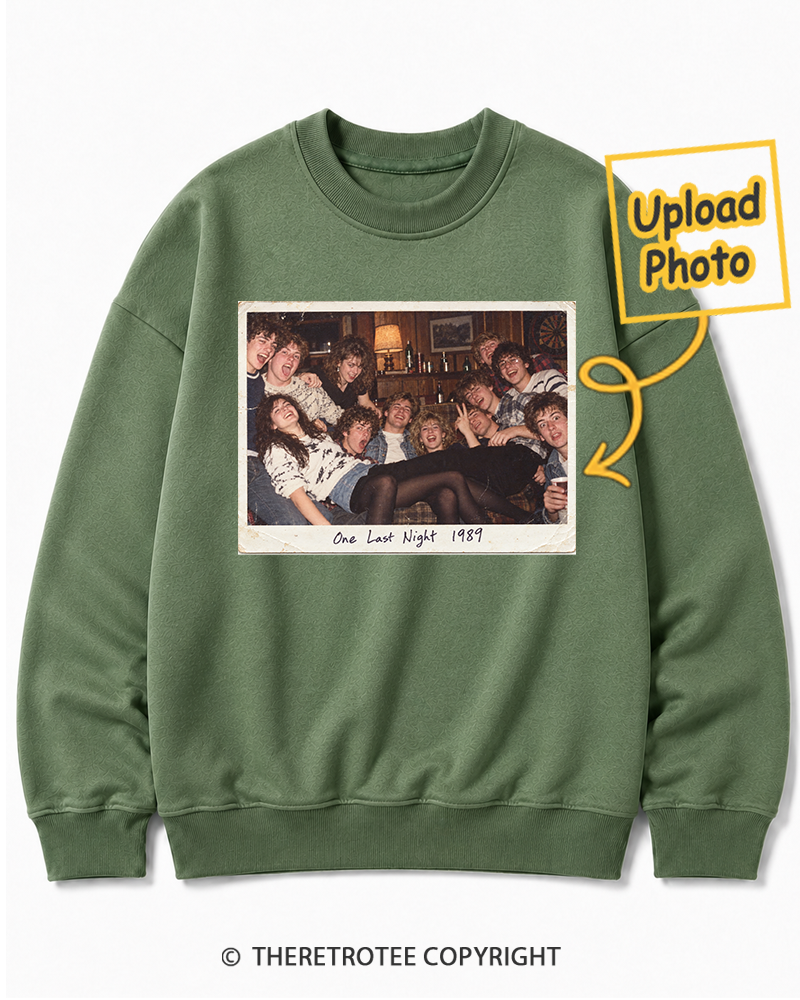 TheRetroTee Personalized One Last Night 1989 Sweatshirt