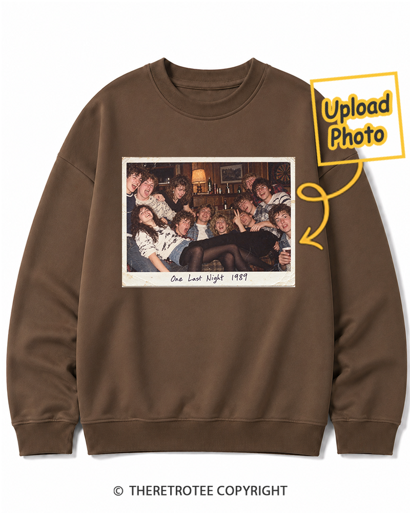 TheRetroTee Personalized One Last Night 1989 Sweatshirt