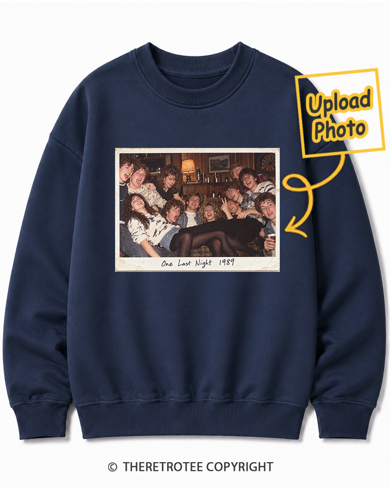 TheRetroTee Personalized One Last Night 1989 Sweatshirt