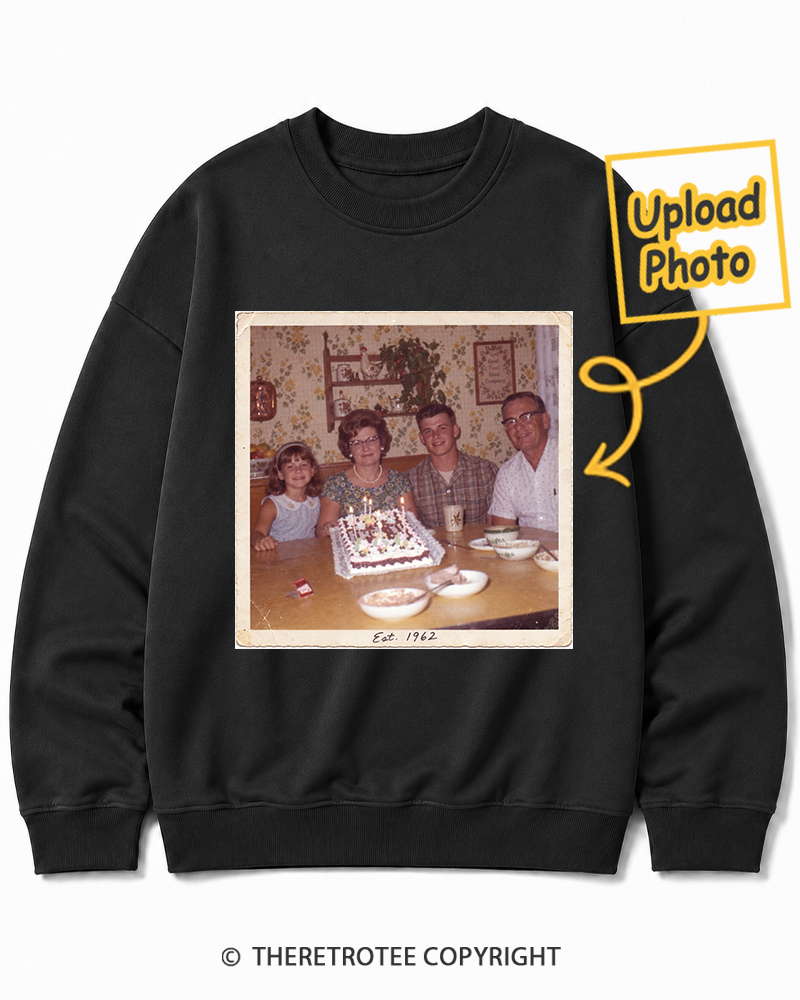 TheRetroTee Personalized Original Since 1962 Sweatshirt