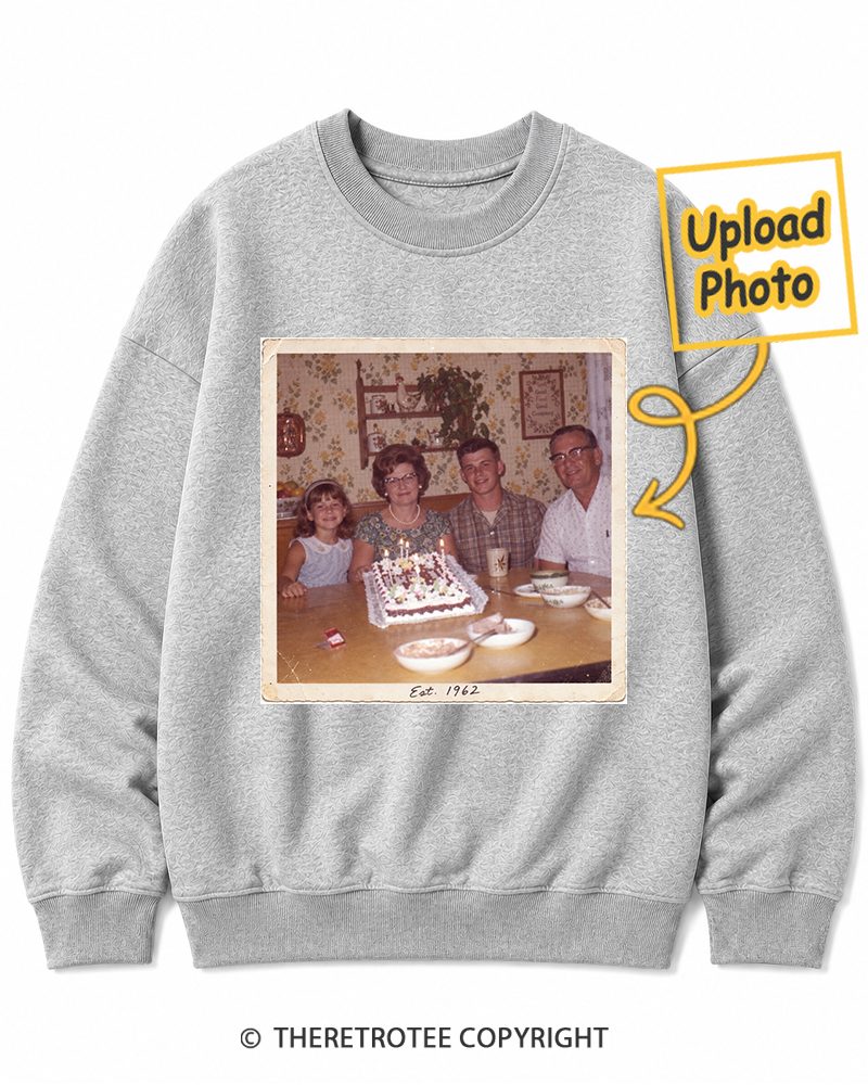 TheRetroTee Personalized Original Since 1962 Sweatshirt