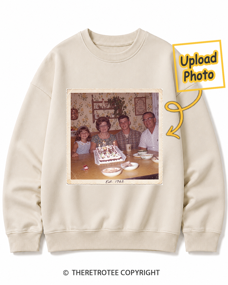 TheRetroTee Personalized Original Since 1962 Sweatshirt