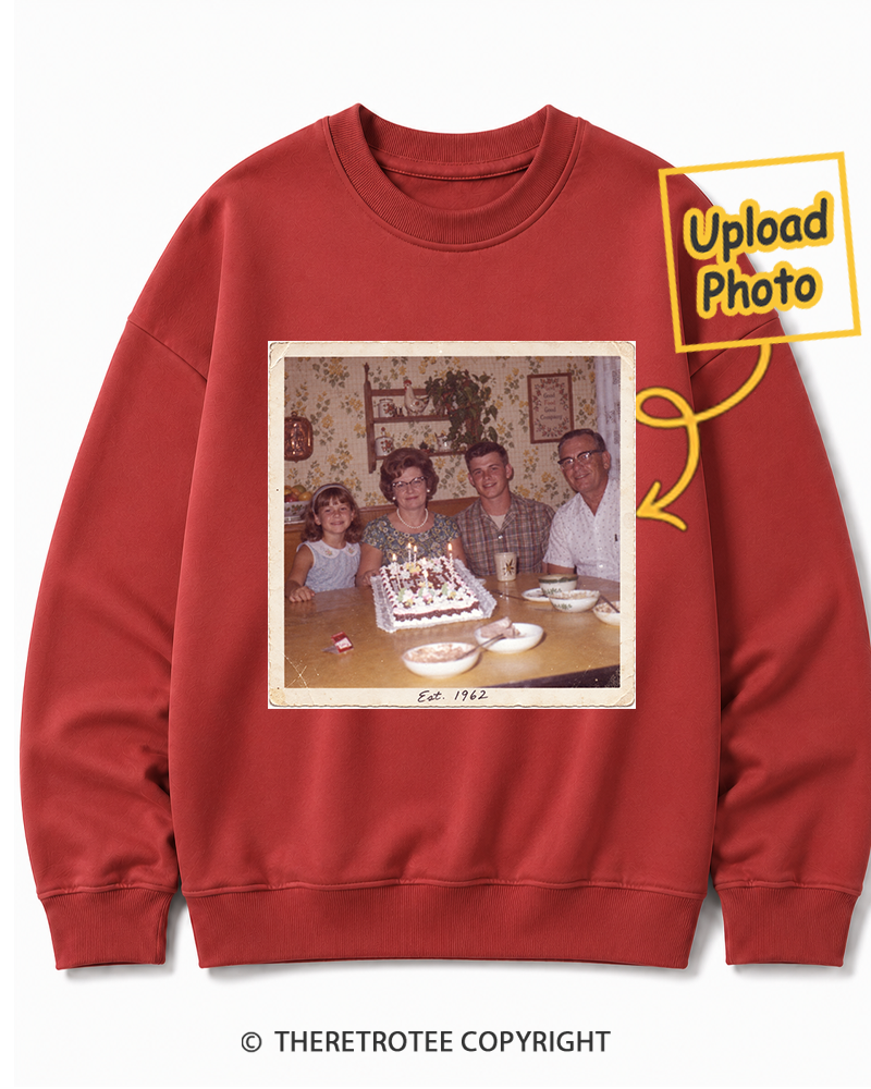 TheRetroTee Personalized Original Since 1962 Sweatshirt