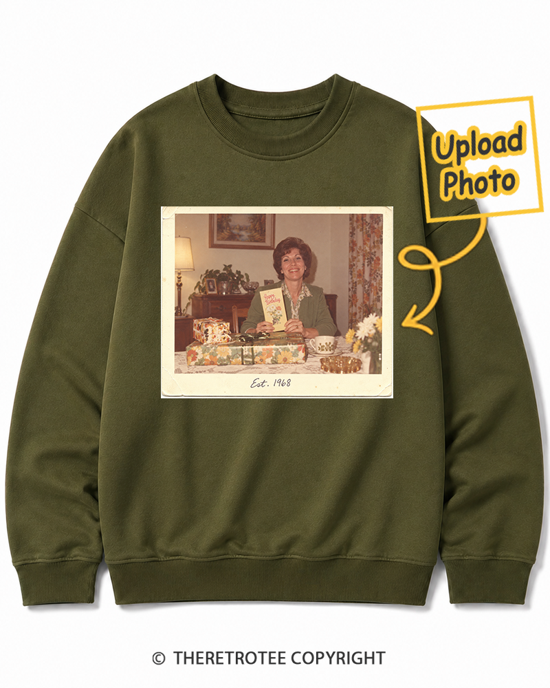 TheRetroTee Personalized Certified Classic 1968 Sweatshirt