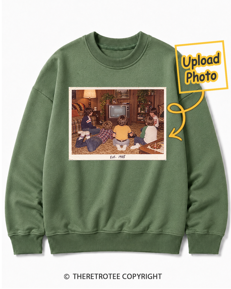TheRetroTee Personalized Life Before Wi-Fi 1988 Sweatshirt