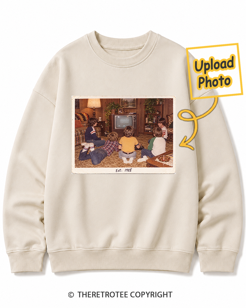 TheRetroTee Personalized Life Before Wi-Fi 1988 Sweatshirt