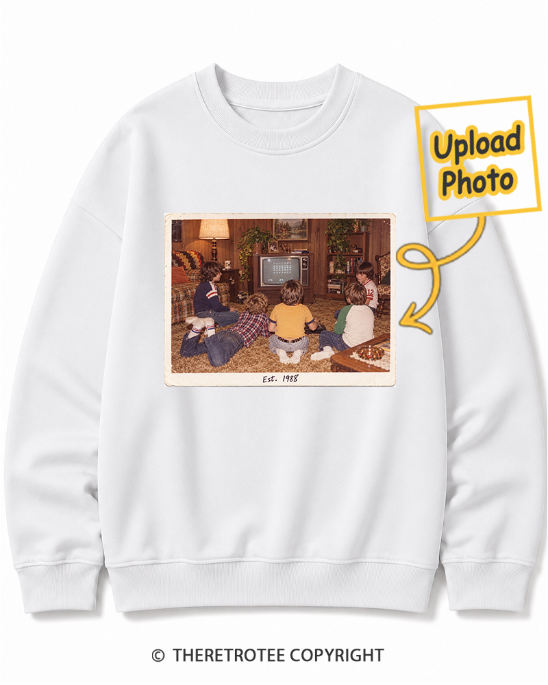 TheRetroTee Personalized Life Before Wi-Fi 1988 Sweatshirt