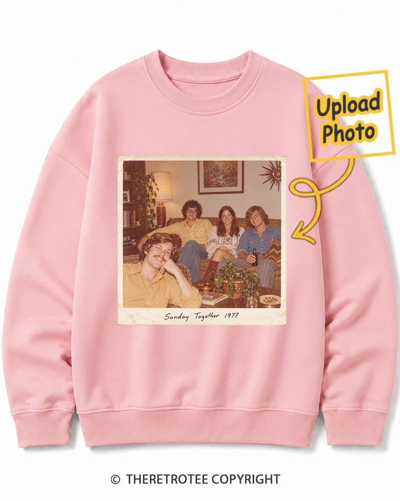 TheRetroTee Personalized Sunday Together 1977 Sweatshirt