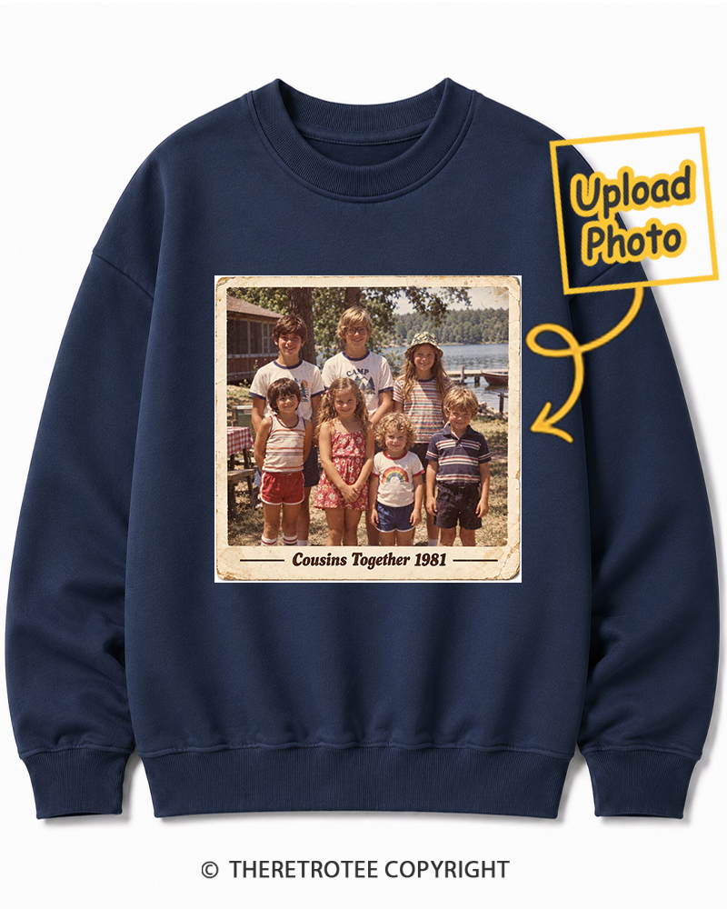 TheRetroTee Personalized Cousins Together 1981 Sweatshirt
