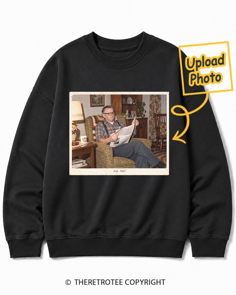 TheRetroTee Personalized Grandpa's Stories 1967 Sweatshirt