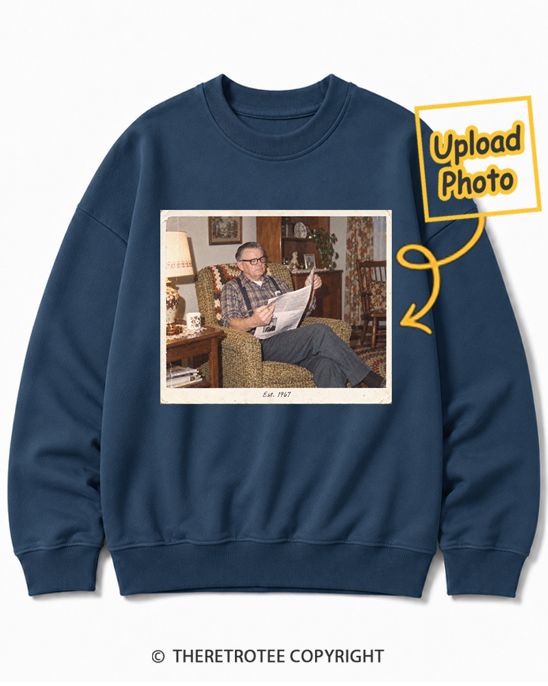 TheRetroTee Personalized Grandpa's Stories 1967 Sweatshirt