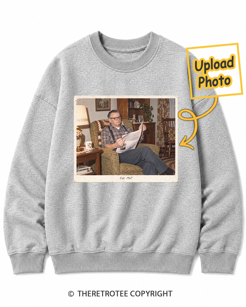 TheRetroTee Personalized Grandpa's Stories 1967 Sweatshirt
