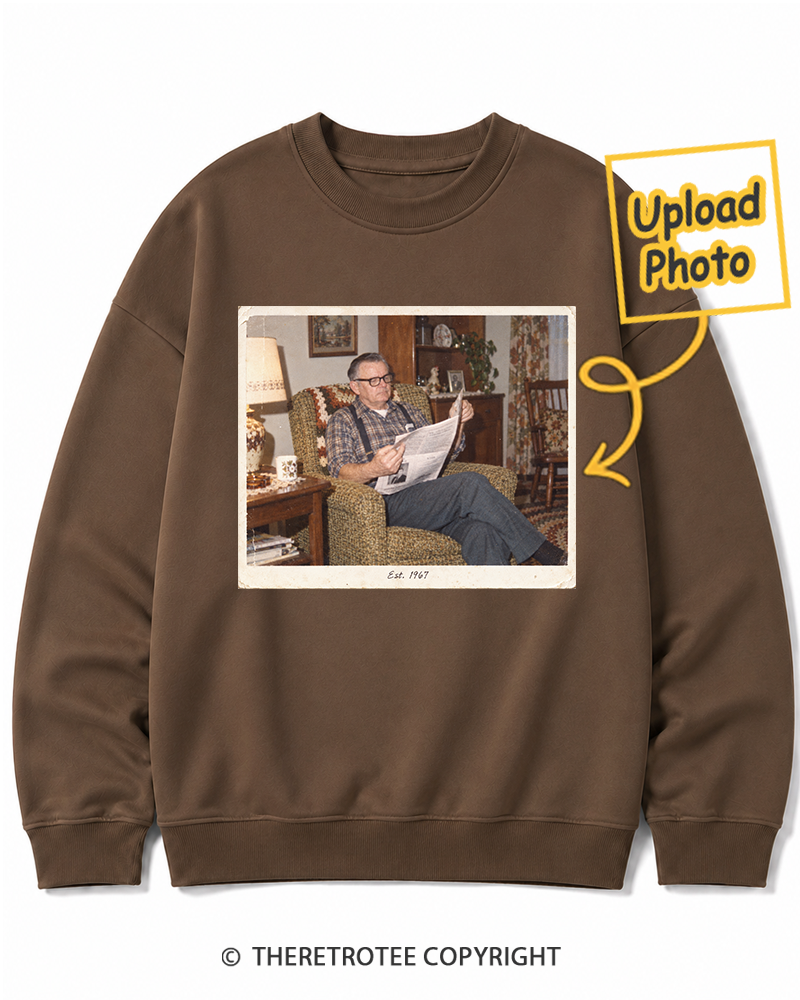 TheRetroTee Personalized Grandpa's Stories 1967 Sweatshirt