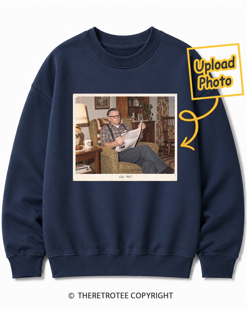 TheRetroTee Personalized Grandpa's Stories 1967 Sweatshirt