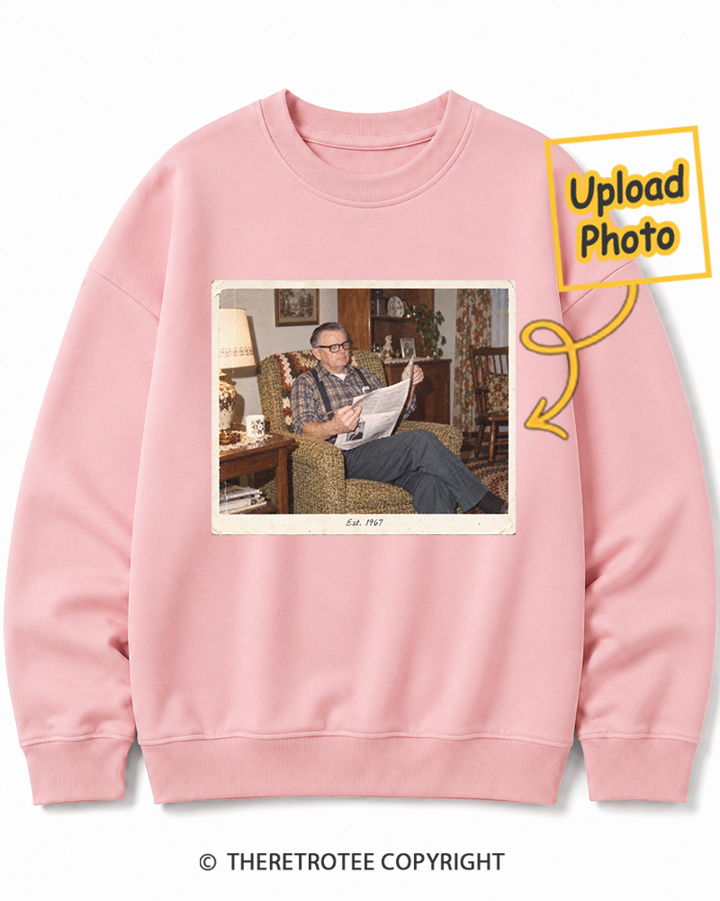 TheRetroTee Personalized Grandpa's Stories 1967 Sweatshirt