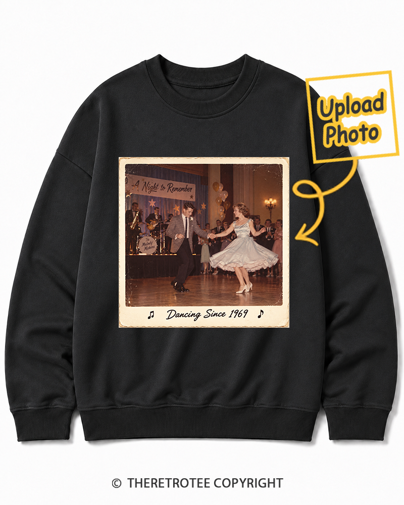 TheRetroTee Personalized Dancing Since 1969 Sweatshirt