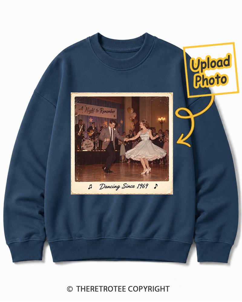 TheRetroTee Personalized Dancing Since 1969 Sweatshirt