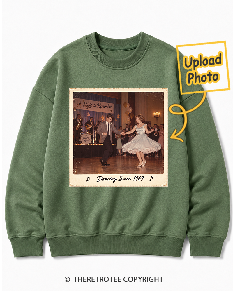 TheRetroTee Personalized Dancing Since 1969 Sweatshirt