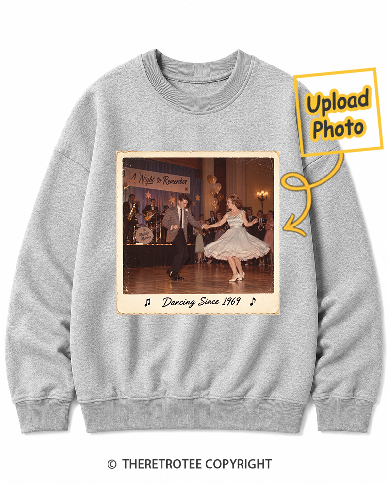 TheRetroTee Personalized Dancing Since 1969 Sweatshirt