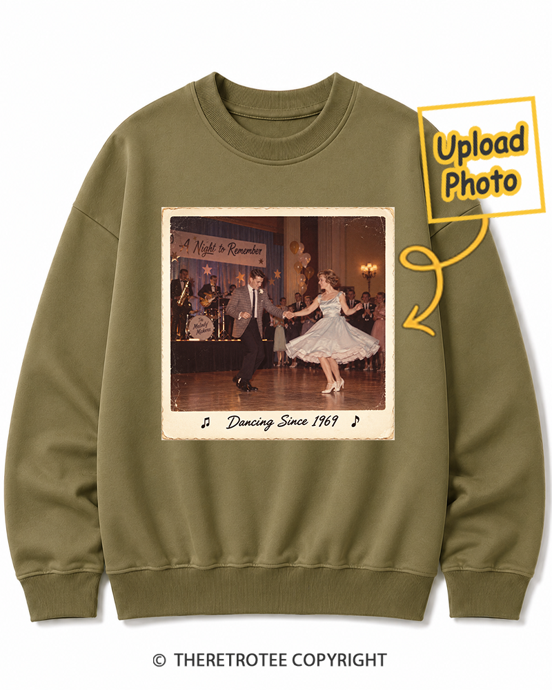 TheRetroTee Personalized Dancing Since 1969 Sweatshirt