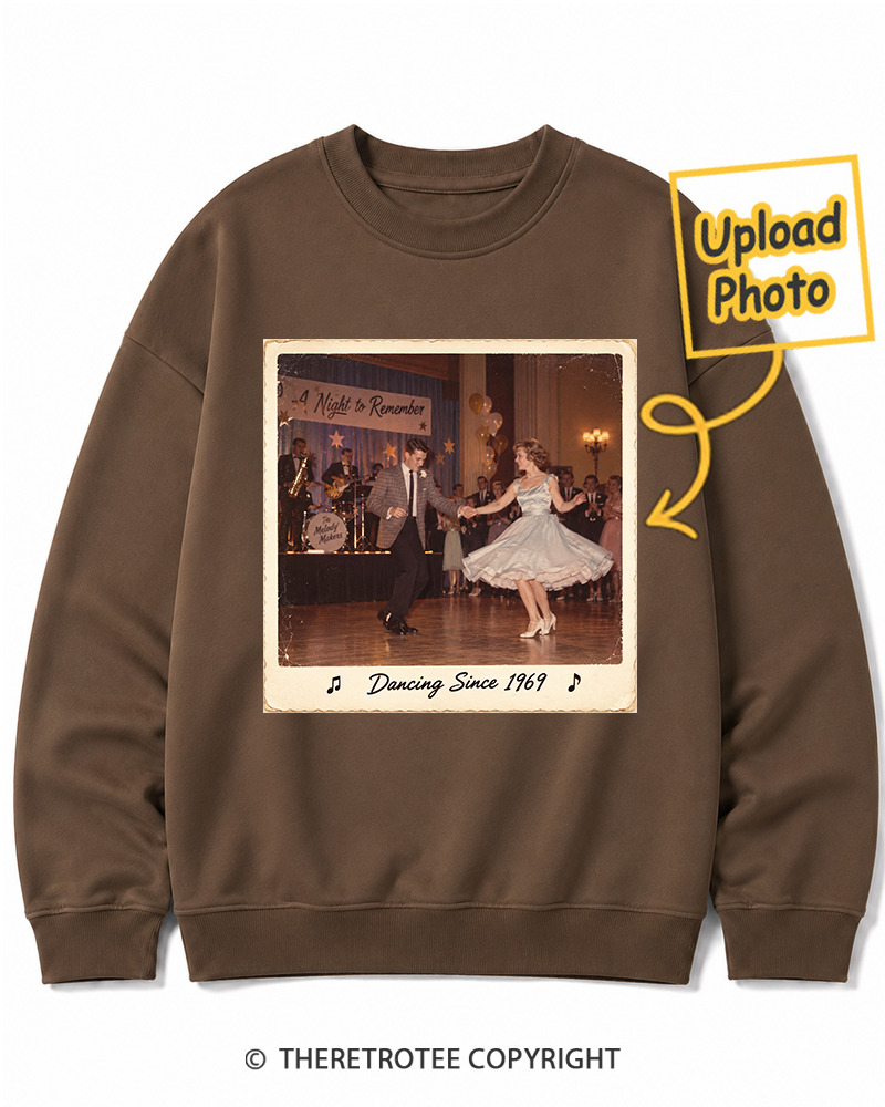 TheRetroTee Personalized Dancing Since 1969 Sweatshirt